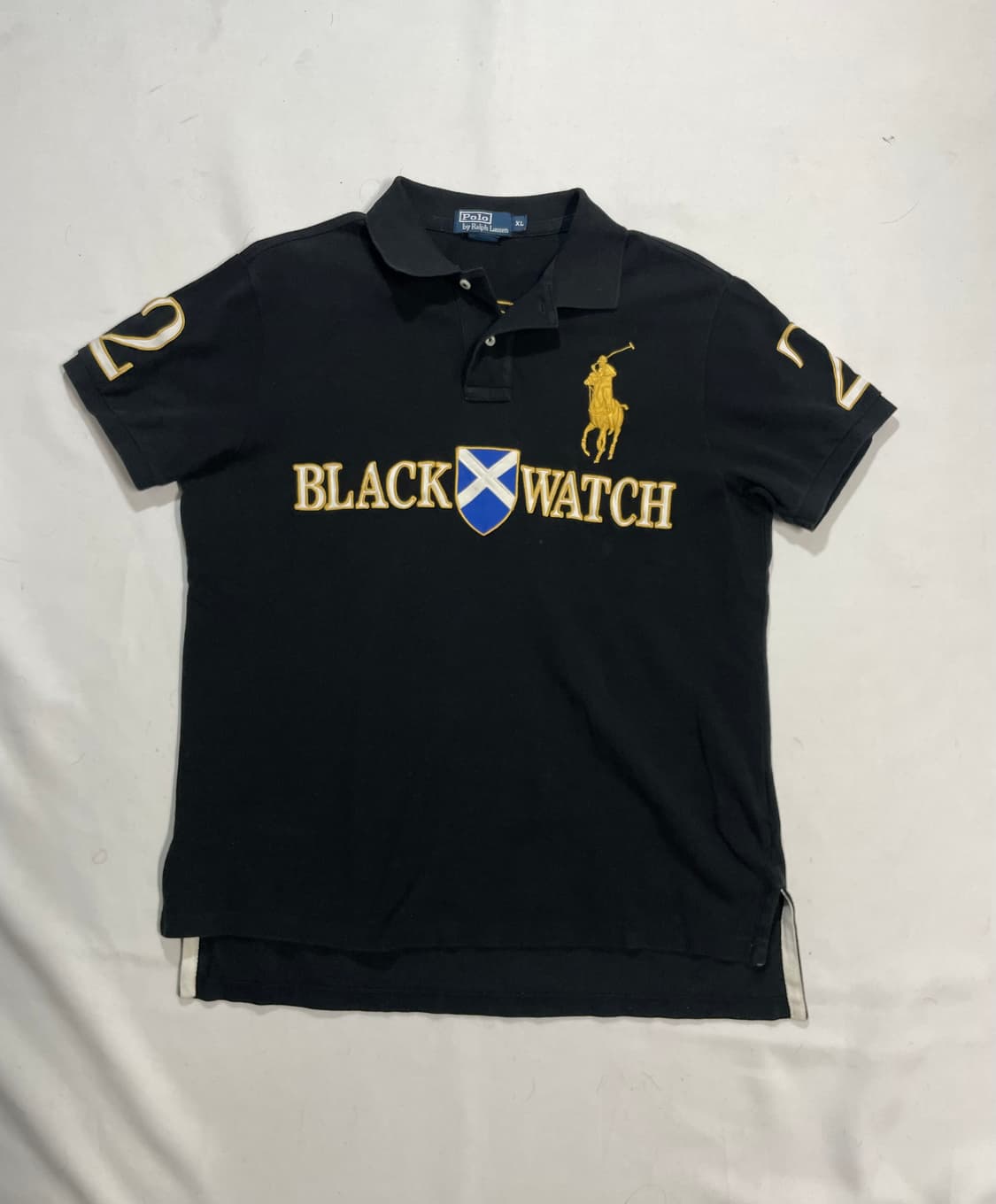90‘s 랄프로렌 폴로 치프키프 빅포니 블랙와치  상품이미지1