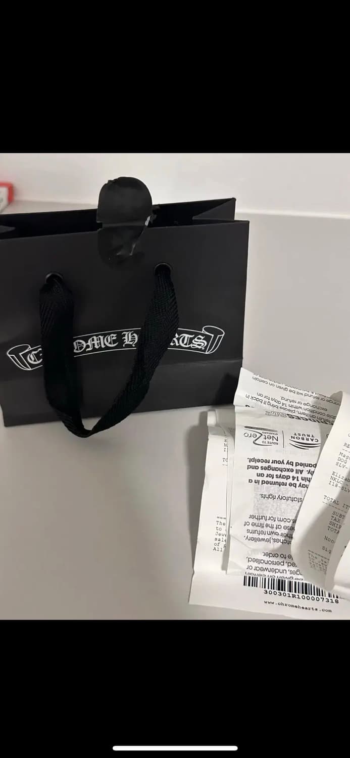 정품 크롬하츠 컷아웃 미니 도그택 목걸이 팝니다 상품이미지6