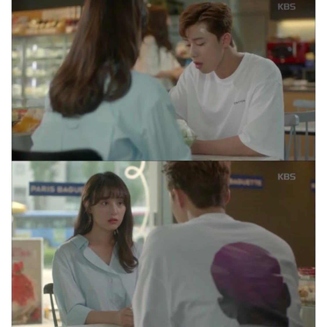 어텐션로우 반팔티 블랙 2사이즈 박서준 강다니엘 티셔츠 상품이미지4