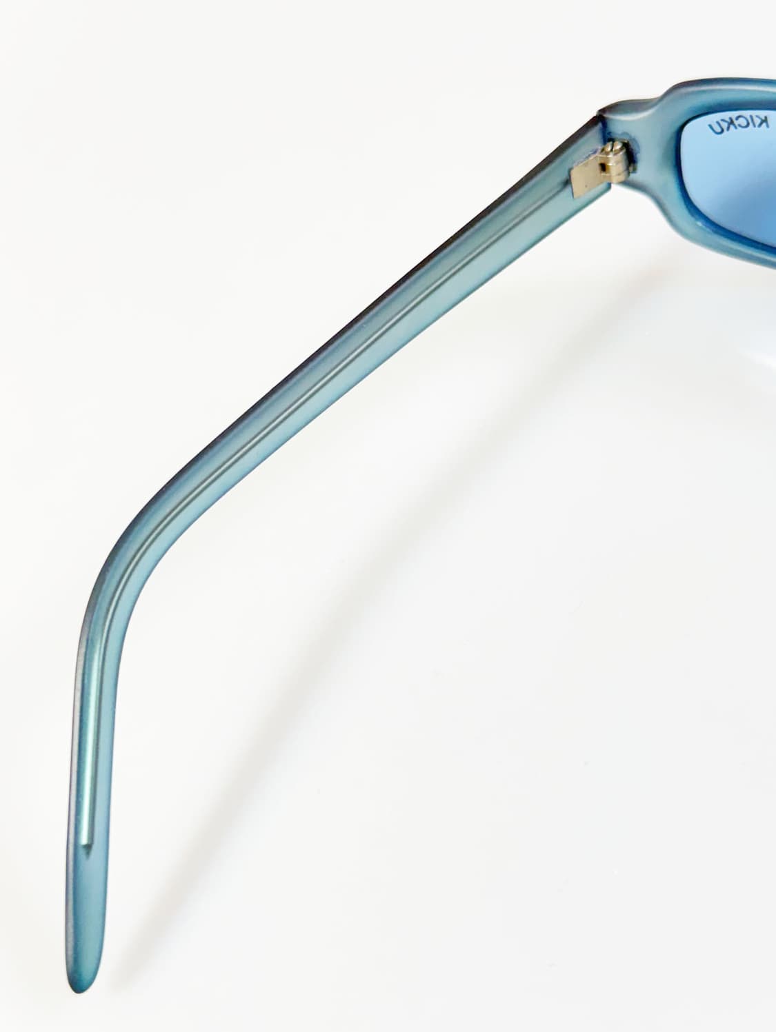 90s KICKU JAPAN 블루 스퀘어 뿔테 빈티지 틴트 선글라스 상품이미지7