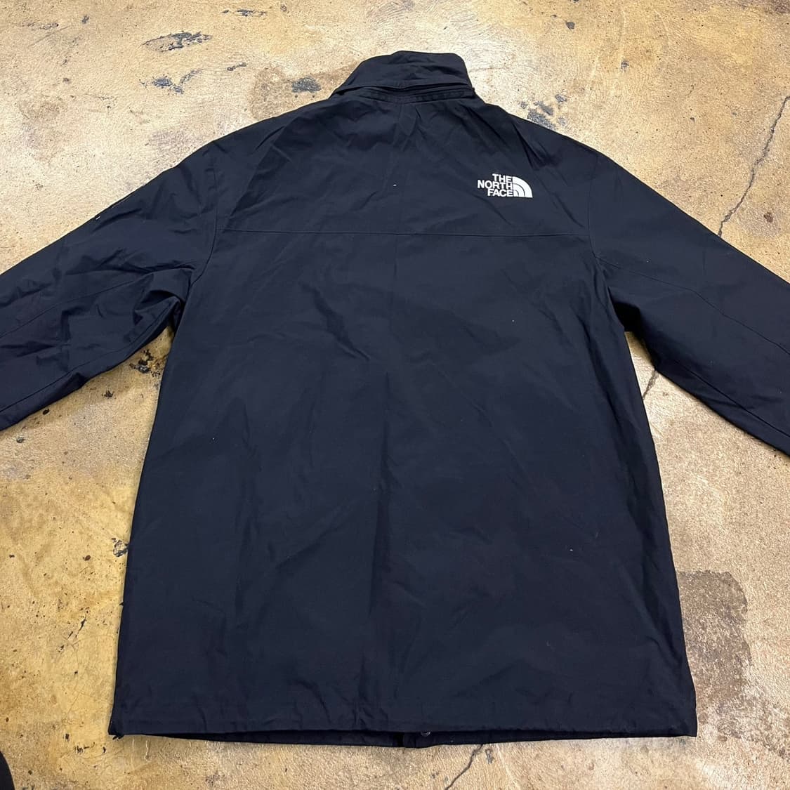 [정품/M] 노스페이스 블랙 바람막이 자켓 b14 상품이미지4