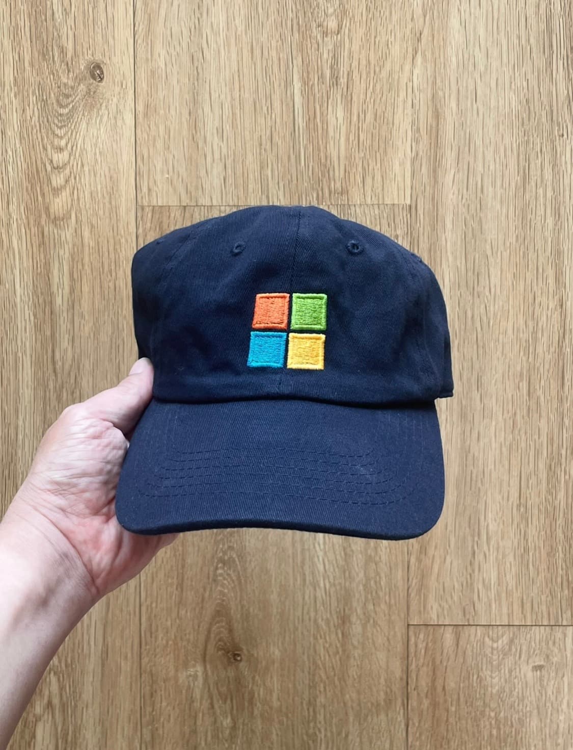 택포) 국내 유일 마이크로소프트 자수로고 빈티지 볼캡 모자 상품이미지1