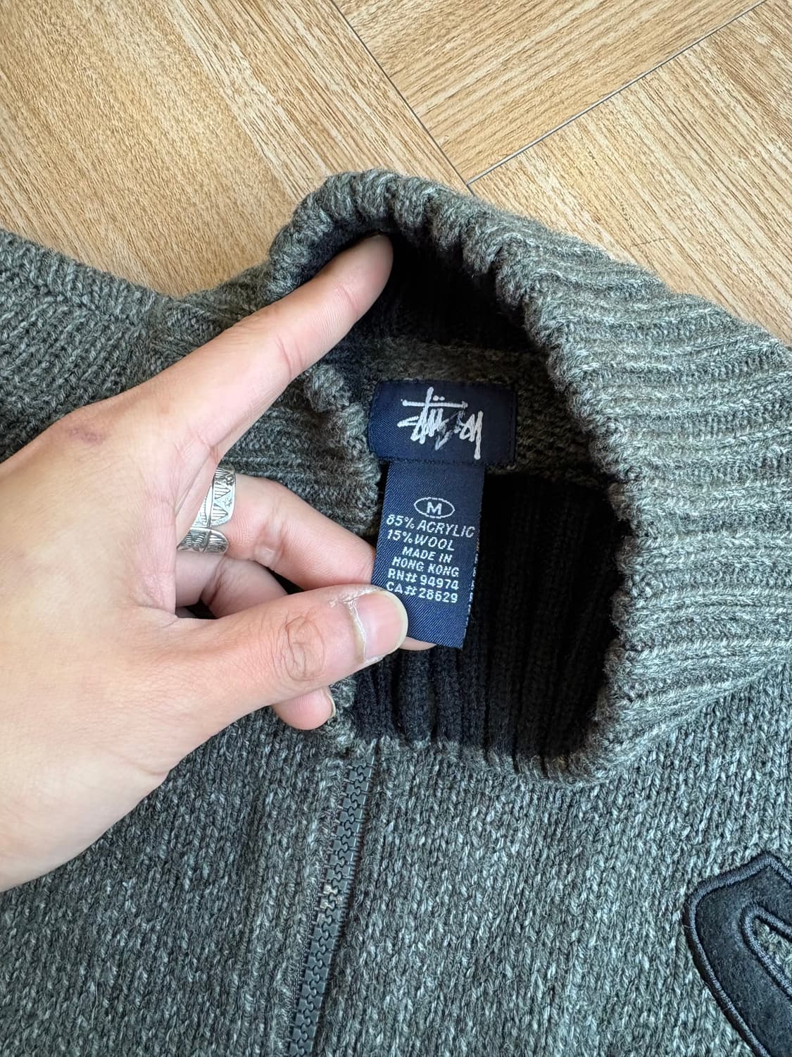 90s Stussy 드라이버 니트 상품이미지5