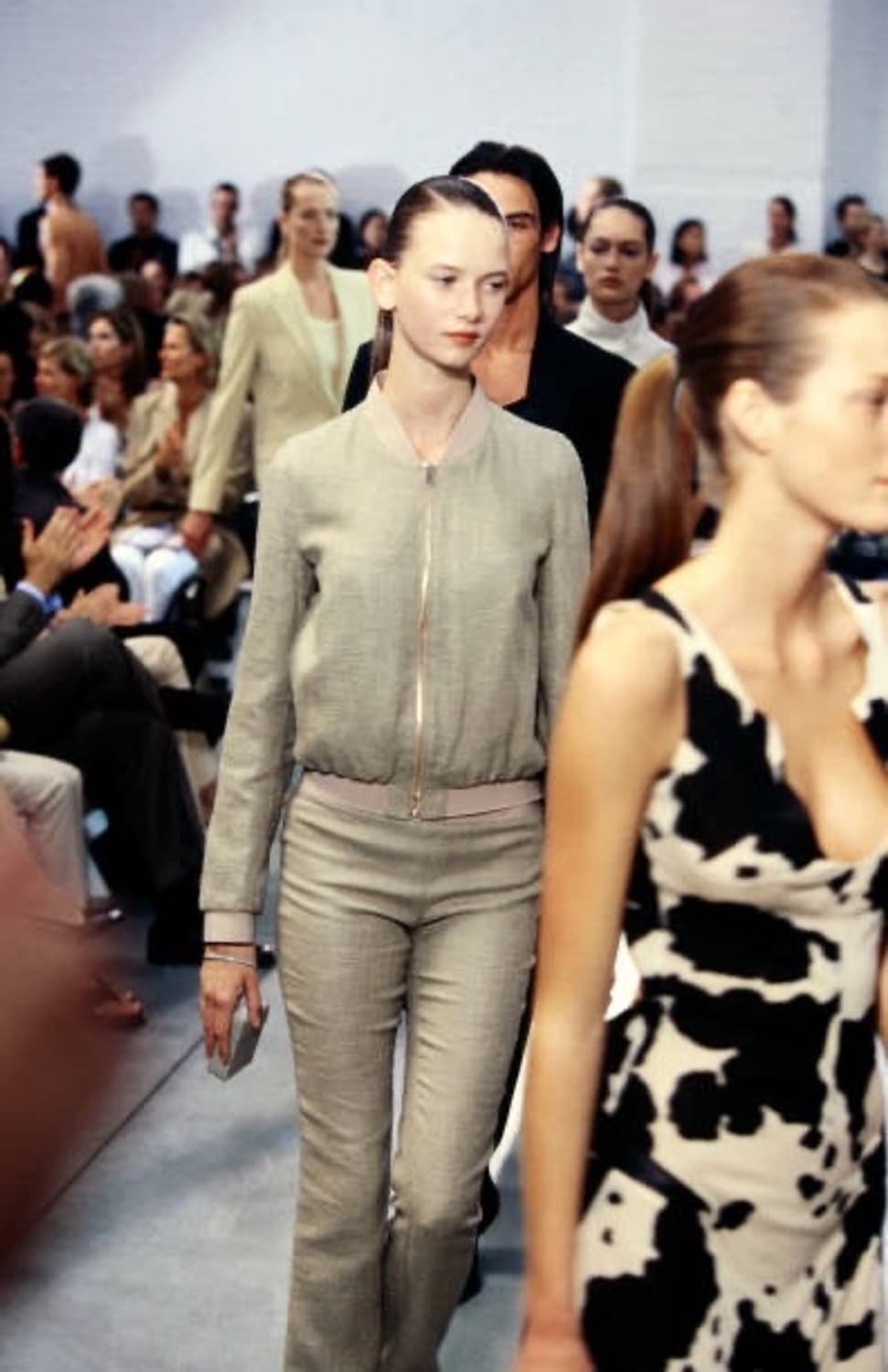 Helmut lang 2001ss linen zip up vest 40 상품이미지5