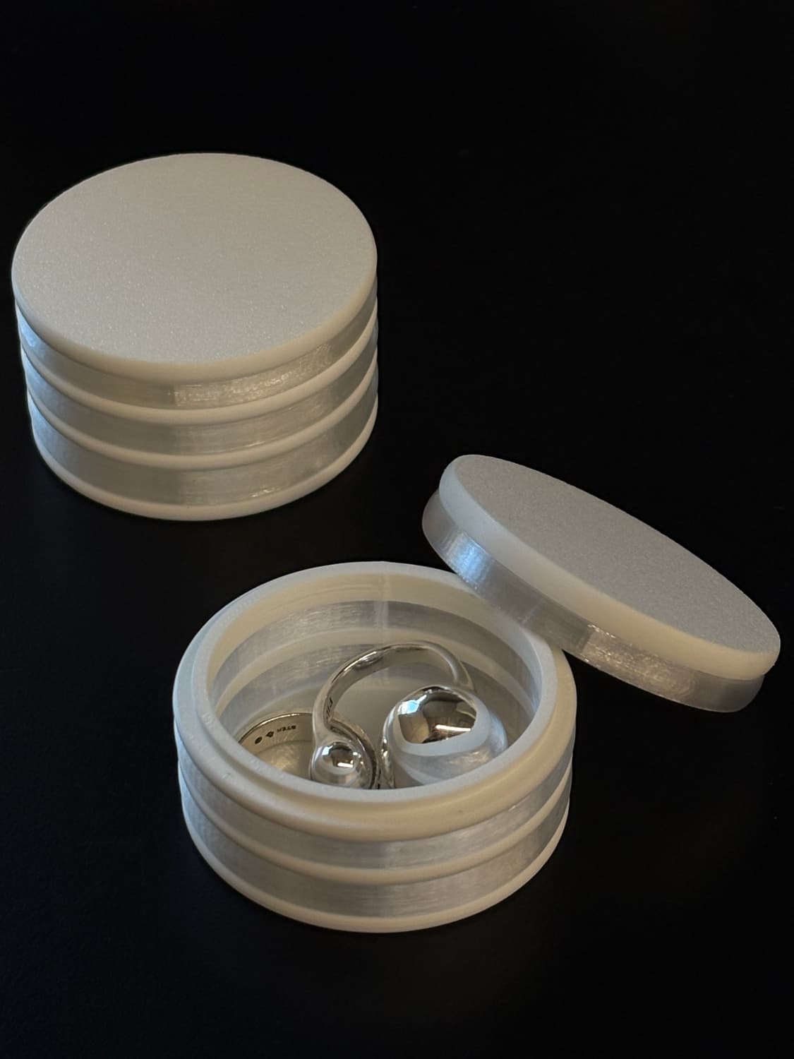 Macaron Pot - 화이트&투명 상품이미지2