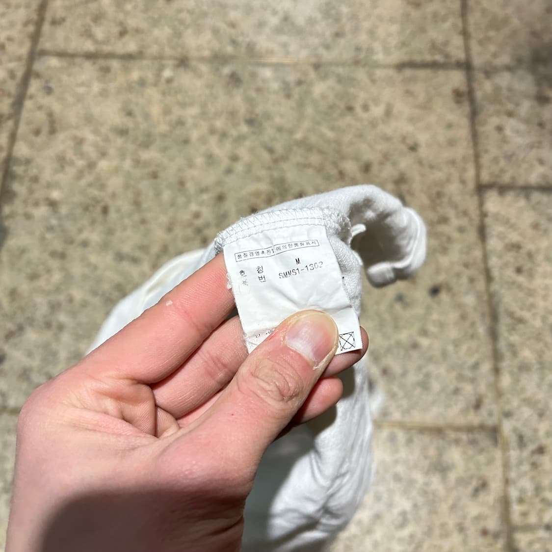 폴로(POLO RalphLauren)화이트 포니 카라티 상품이미지5