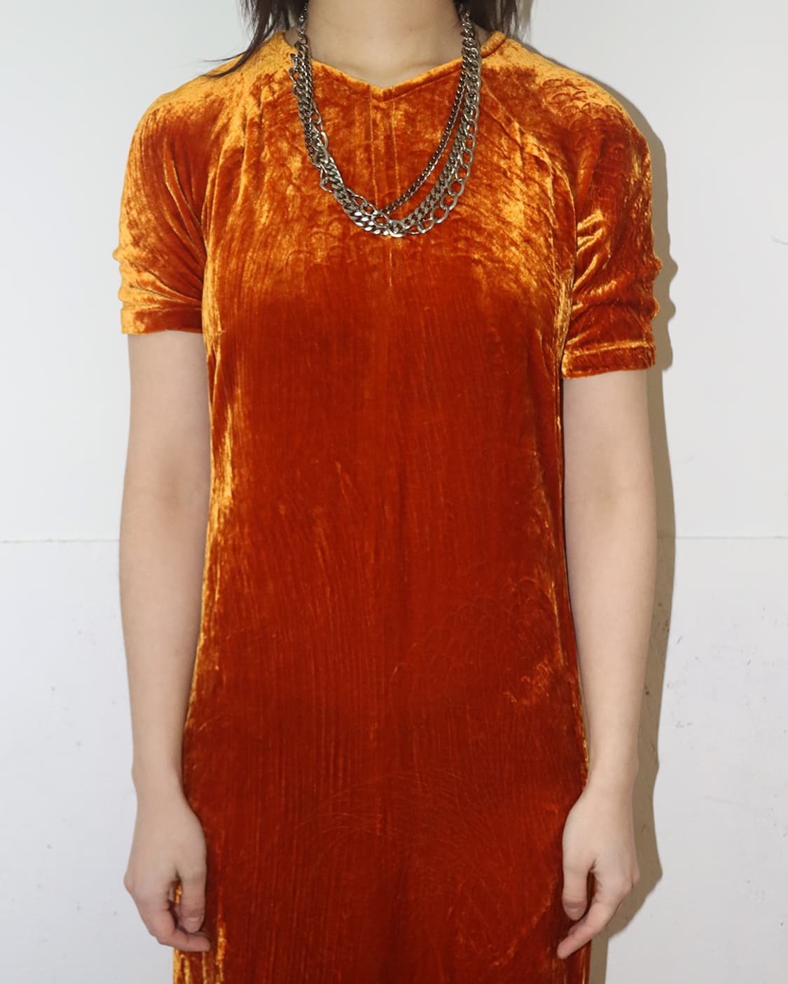 헬무트 랭 쓰리 체인 네크리스 with 데님 파우치 상품이미지3