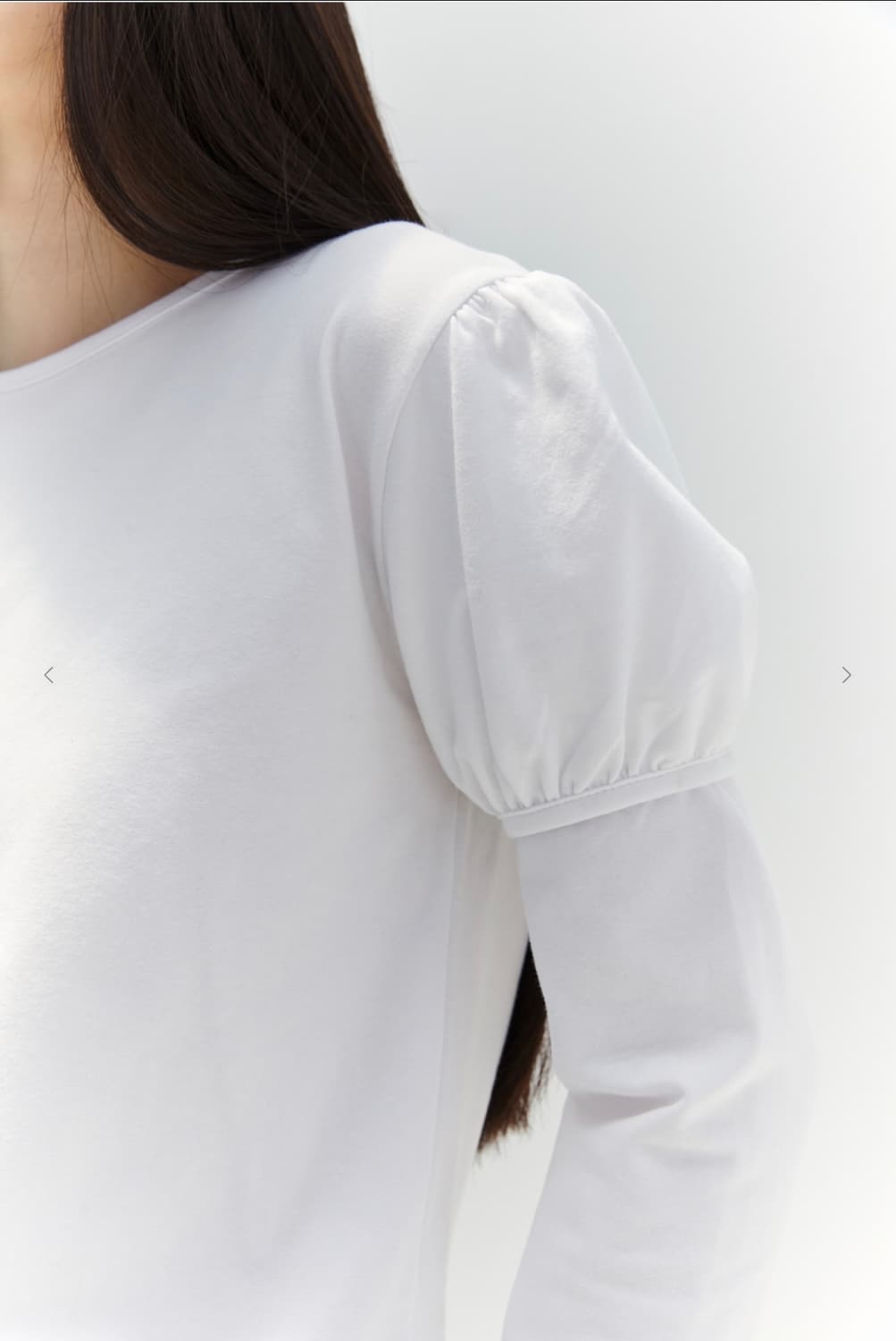 버뮬라 BALLOON LAYERED TEE WHITE / FREE 상품이미지3