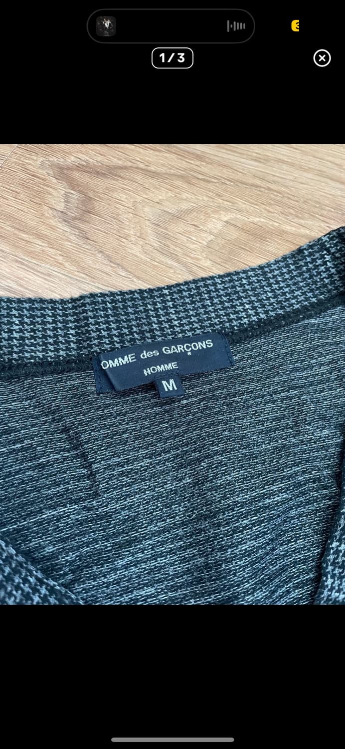 꼼데가르송 옴므 가디건 상품이미지1