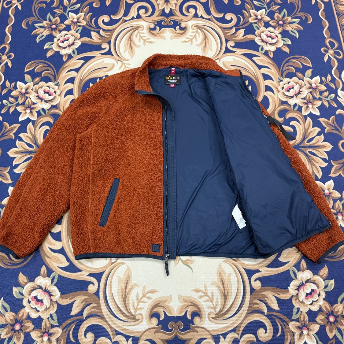 (XL)알파 인더스트리 Alpha industries 플리스 자켓 상품이미지3