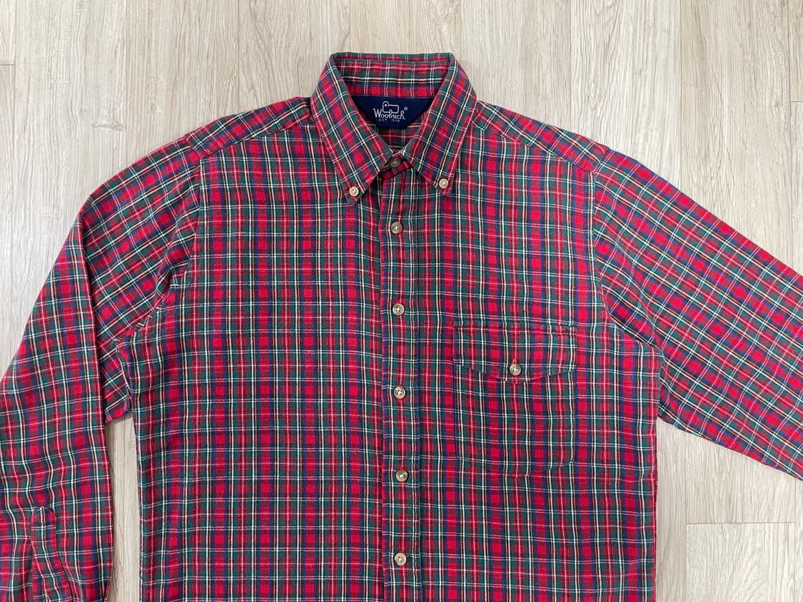 100) 80's 울리치 체크 플란넬셔츠(RRL&LVC&폴로) 상품이미지4