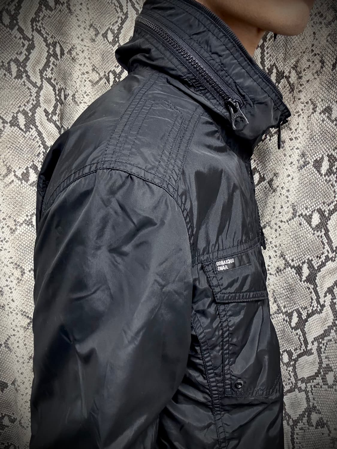 [buckaroo Y2K]Simple design Black Nylon  상품이미지6