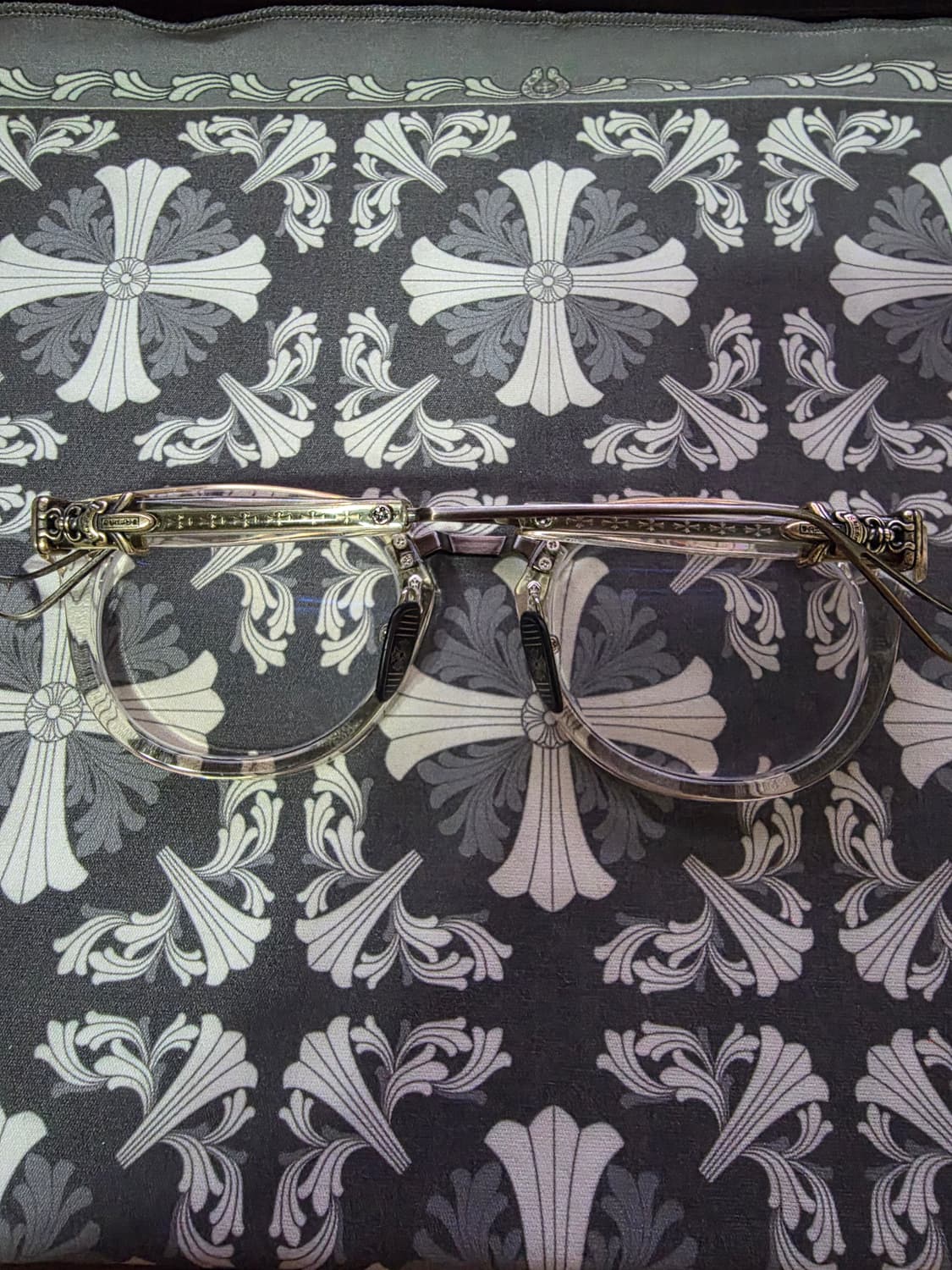 크롬하츠 SAC 삭 클리어 실버 안경 상품이미지2