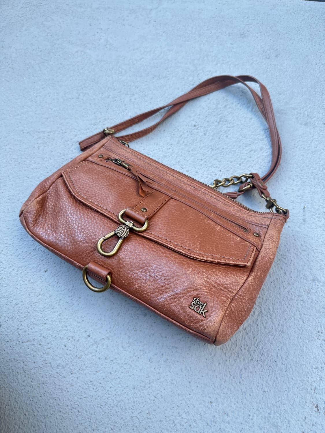 Vintage the sak brown shoulder bag  상품이미지1
