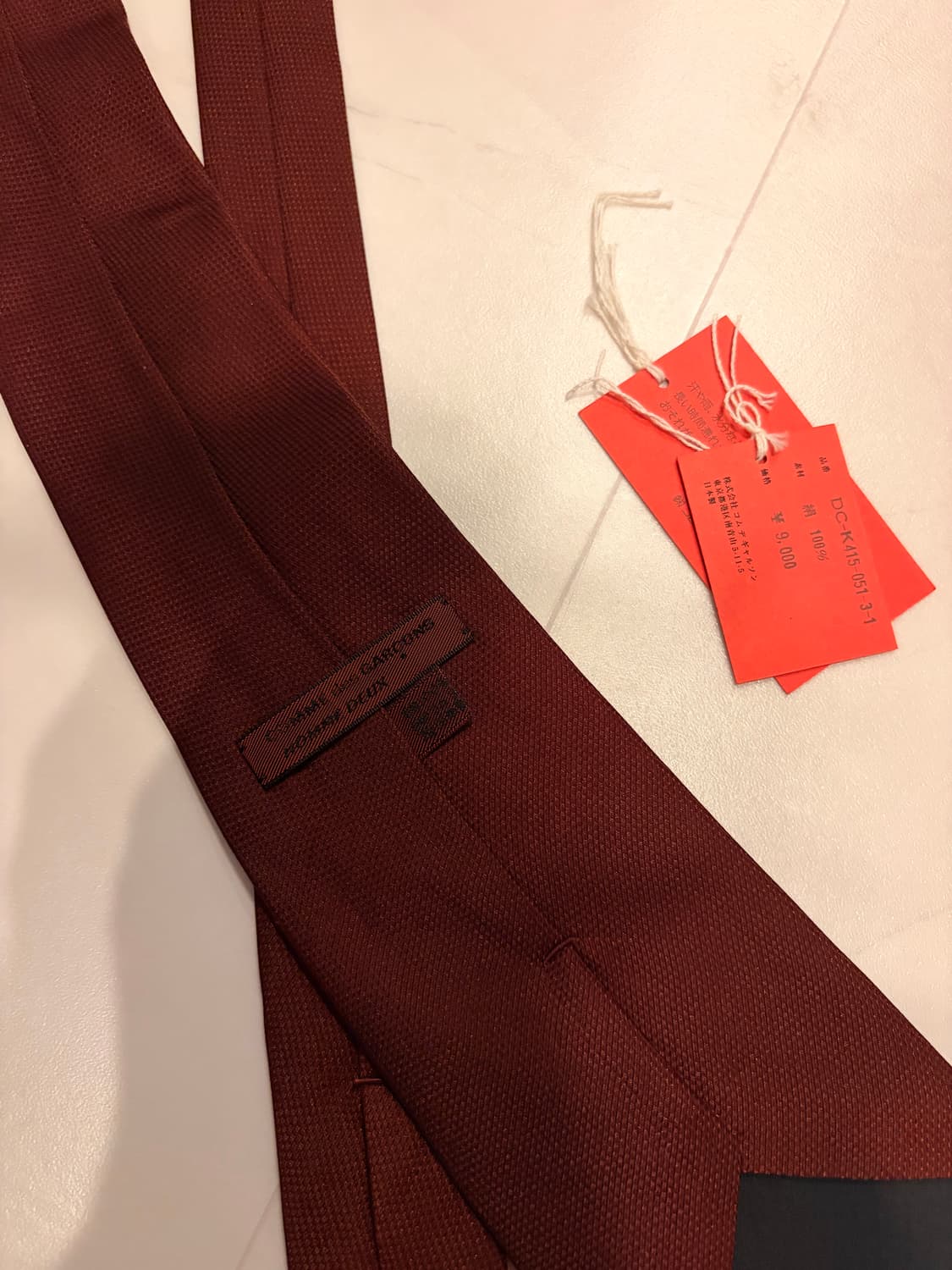 새상품 꼼데가르송 넥타이 상품이미지2