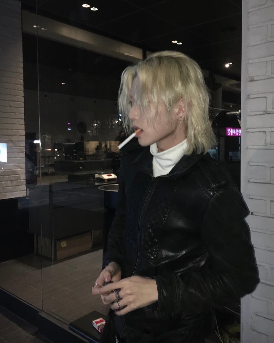 206 옴므 퀼티드 판넬 램스킨 자켓 상품이미지1