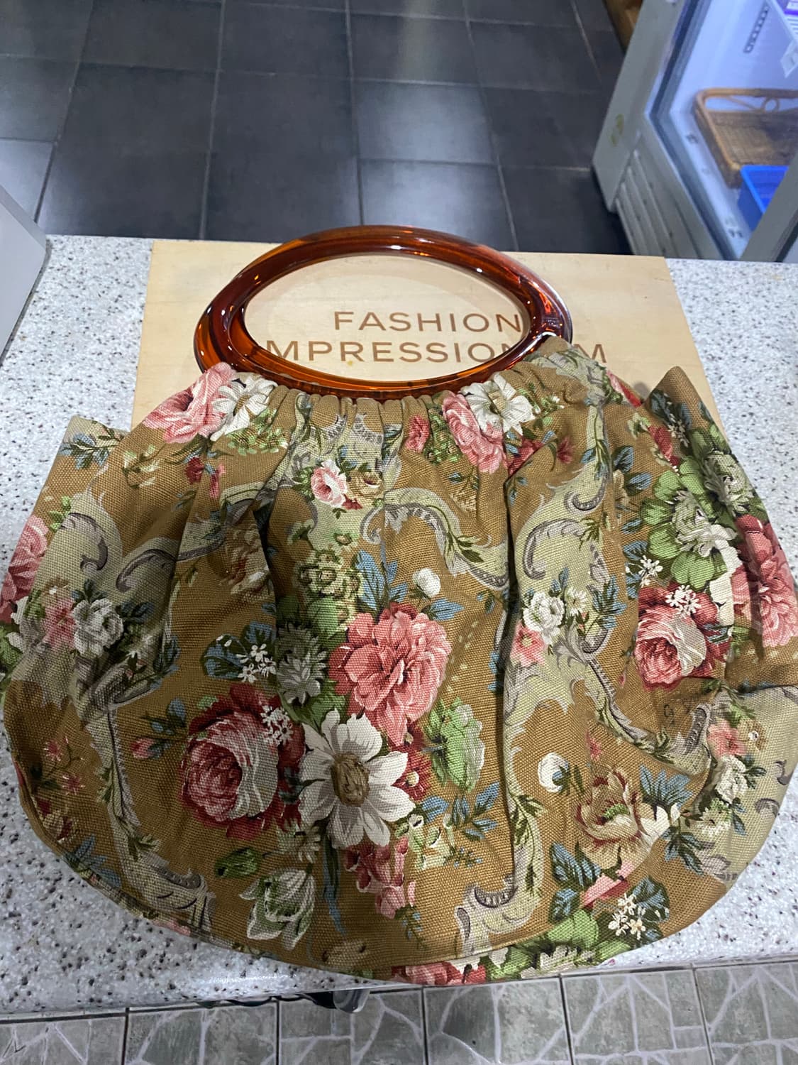 빈티지 패브릭 토드백 상품이미지4