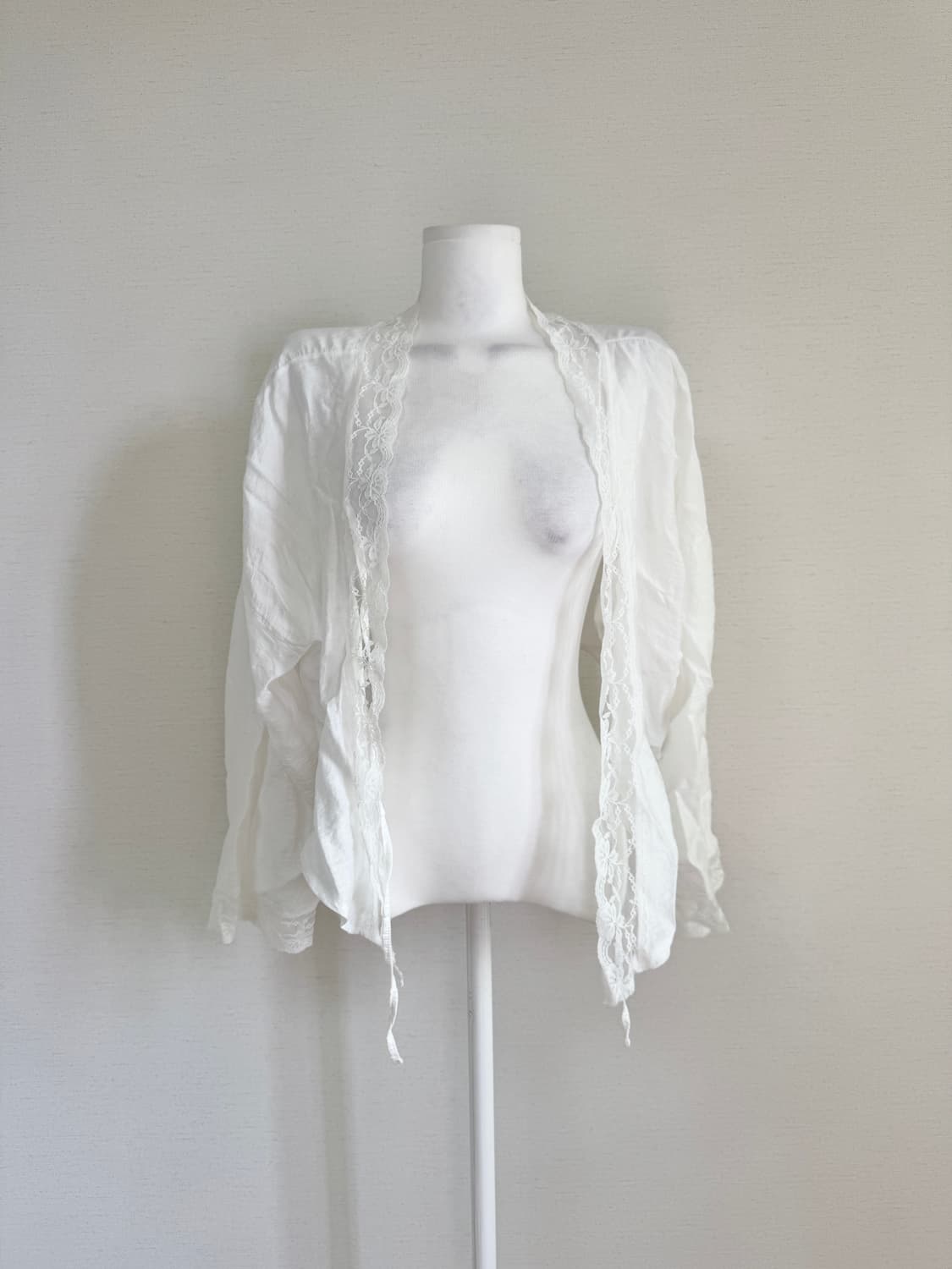 쓰리타임즈) 레이스 볼레로 가디건 상품이미지1