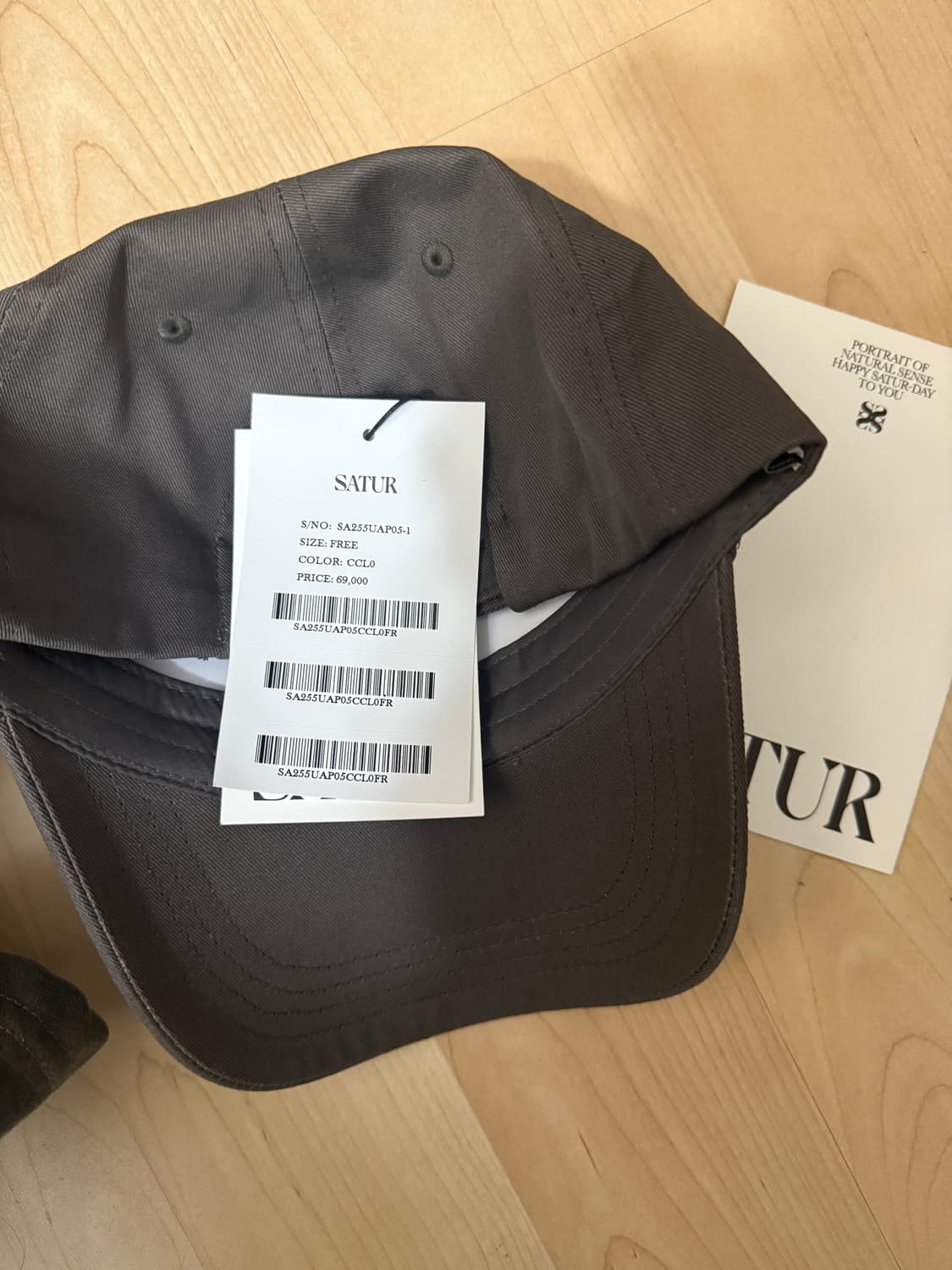 (새상품) 세터 클래식 로고 볼캡 차콜 상품이미지2