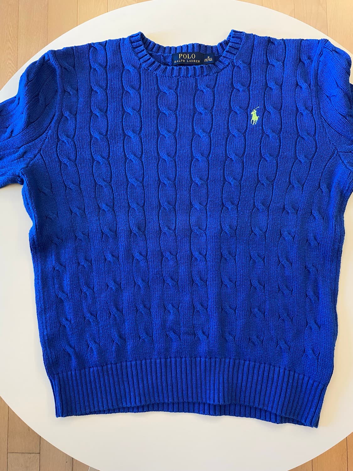 폴로 랄프로렌 케이블 니트 신형 M 상품이미지2