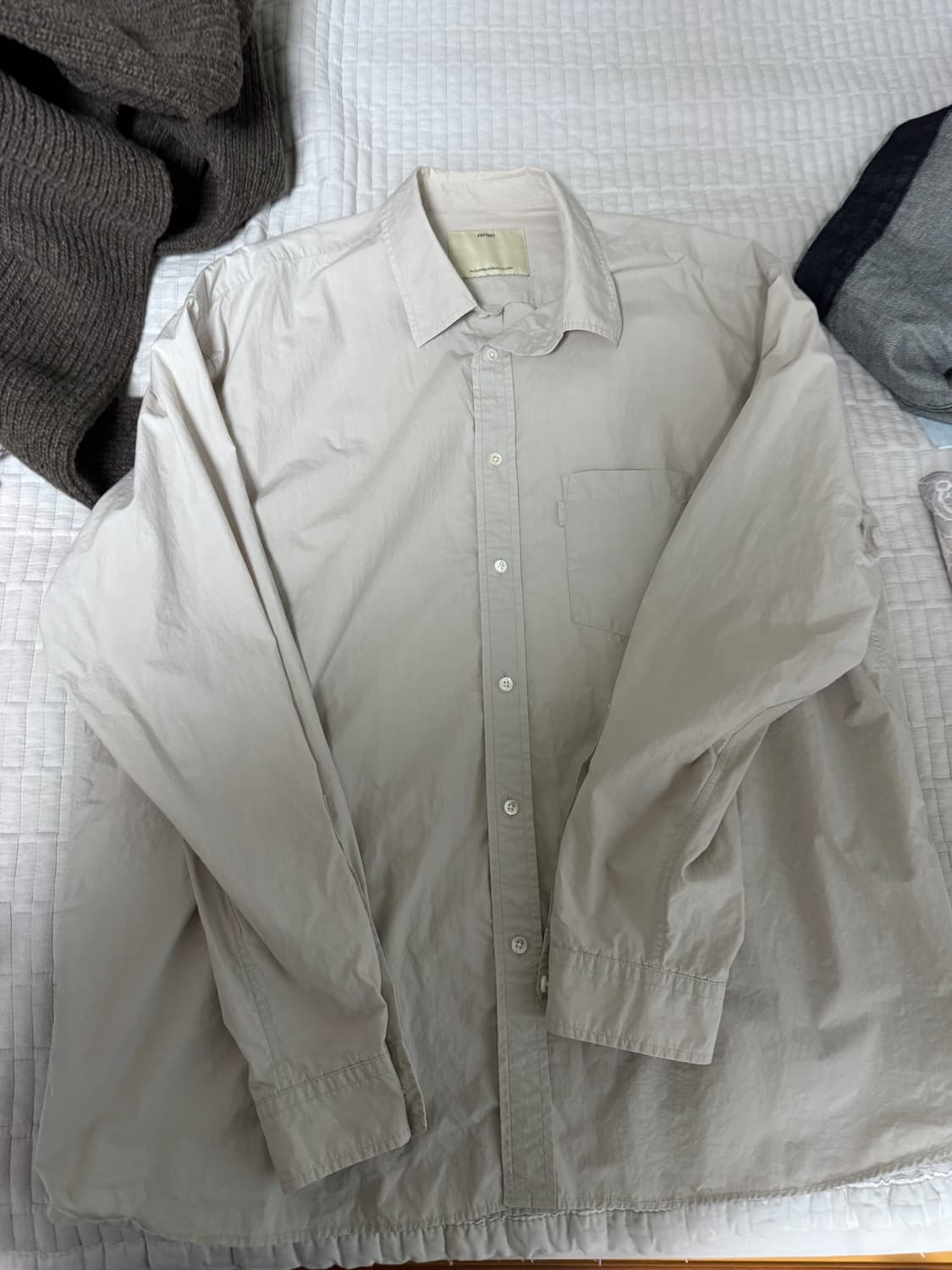 포터리 컴포트 셔츠 실버 3 상품이미지3