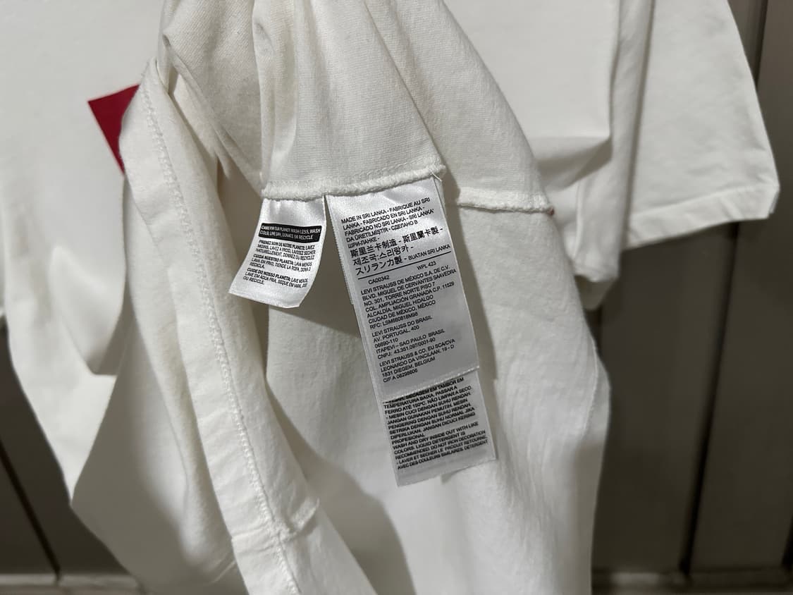 Levi’s White T-shirt 상품이미지4