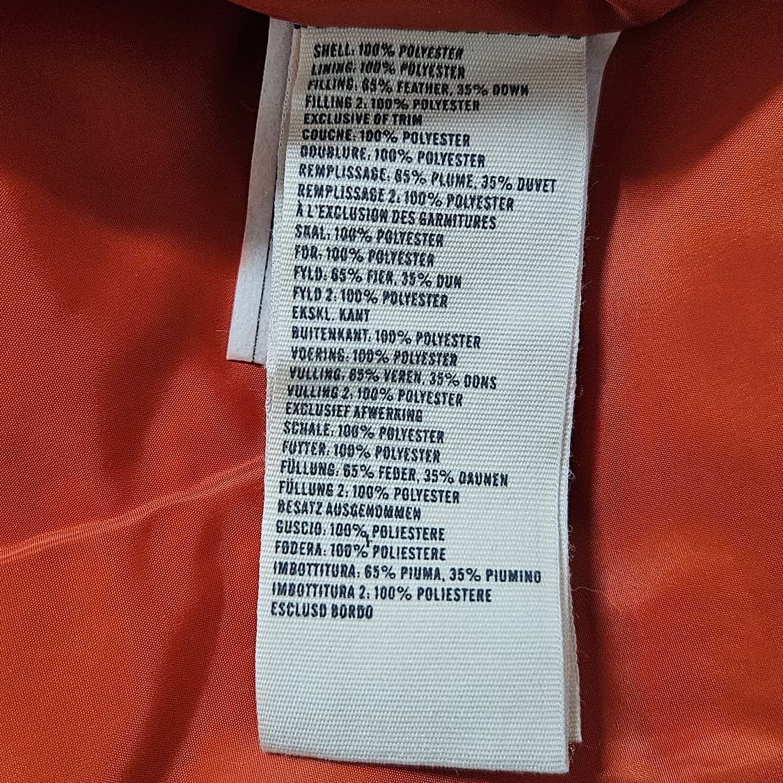 새상품 아베크롬비 덕다운 패딩 XL 상품이미지5