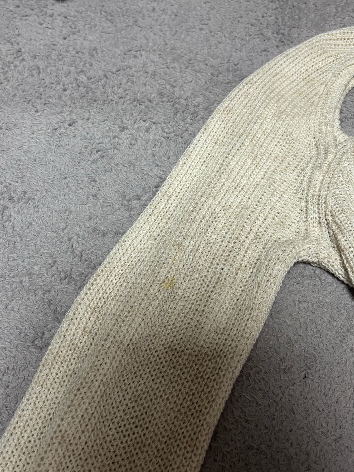 아이보리 트임 니트 상품이미지4