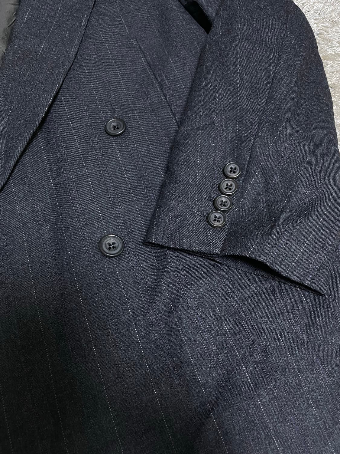 버버리 스트라이프 더블 브레스티드 사이즈 105 상품이미지3