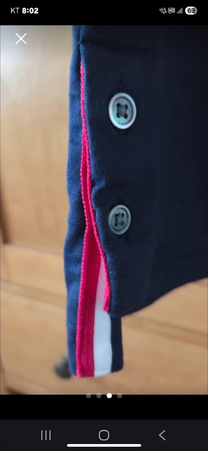 톰브라운 네이비 반팔 티셔츠 38 상품이미지3