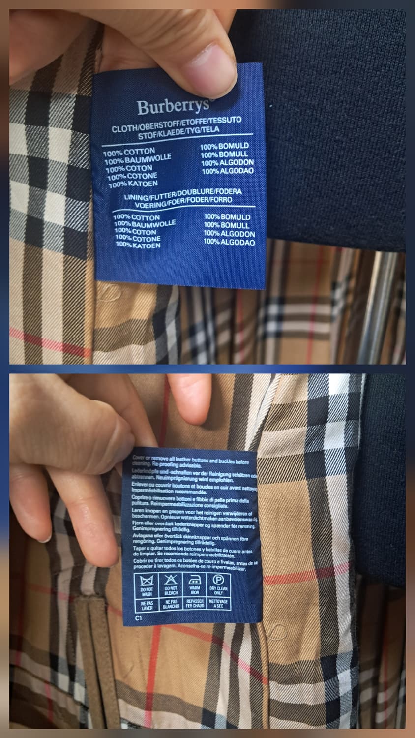 버버리 빈티지 트렌치 코트 50 REG(약 100) 상품이미지7