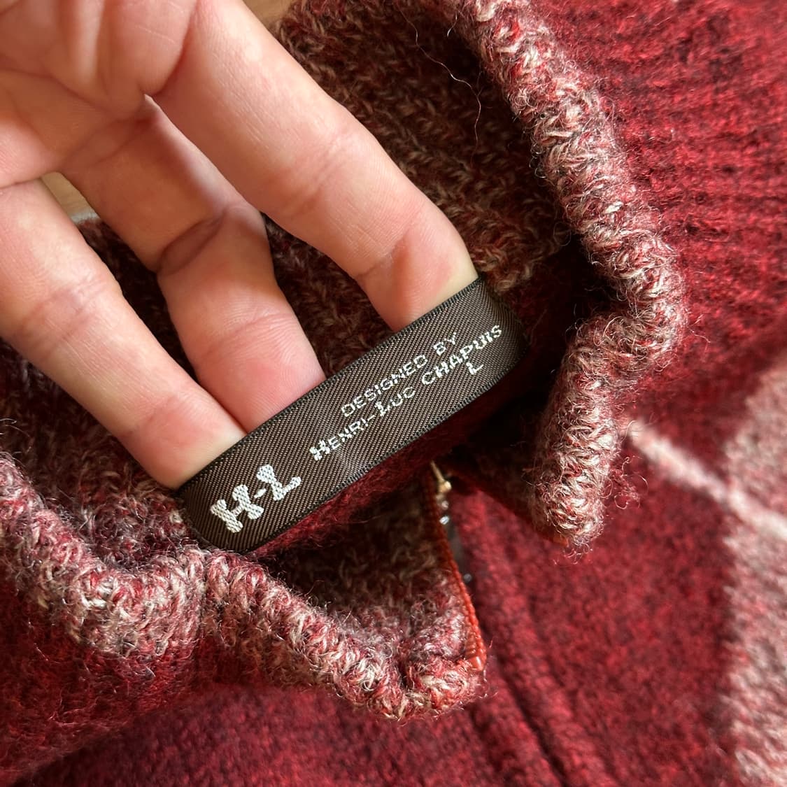 Henri-Luc Chapuis half zip-up knit  상품이미지8