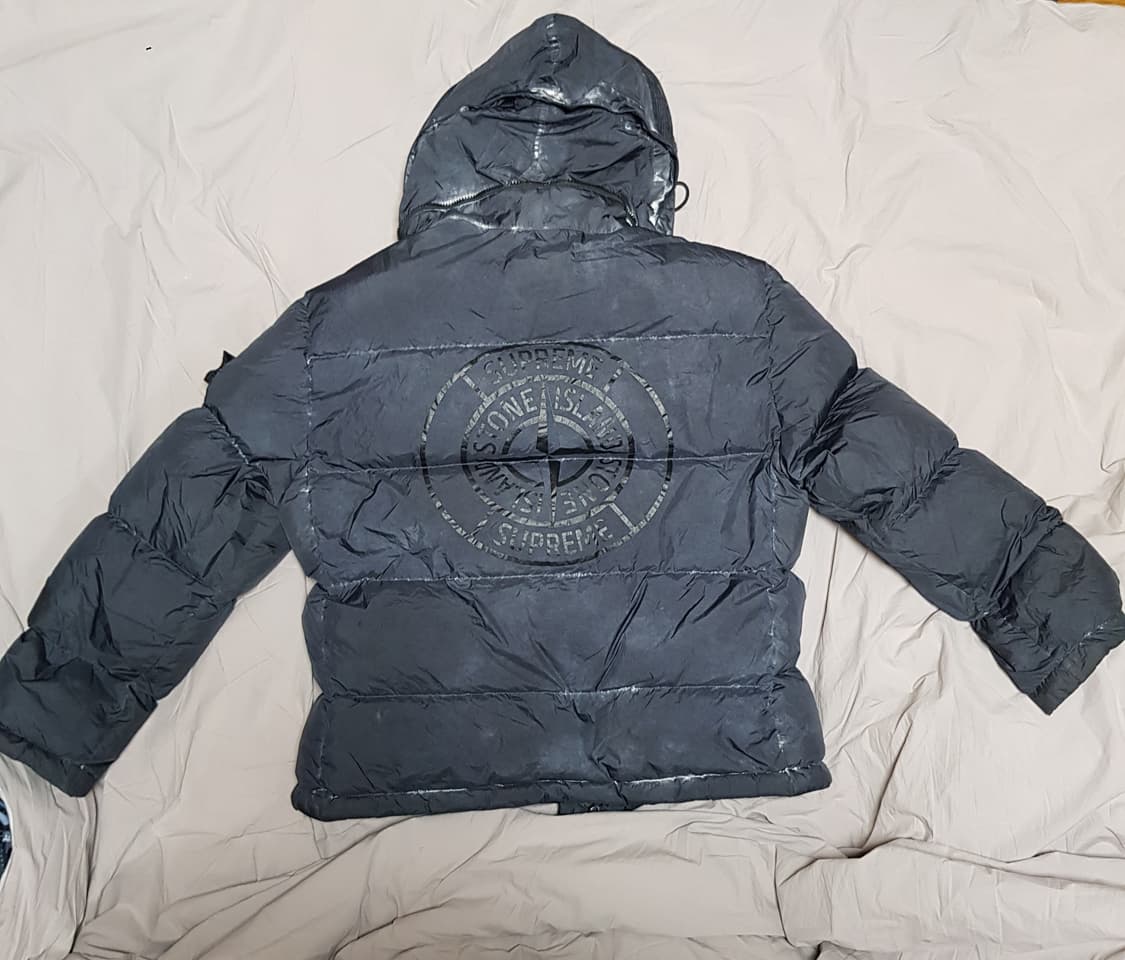 슈프림 스톤아일랜드 크랭클 다운 자켓 팝니다 상품이미지3