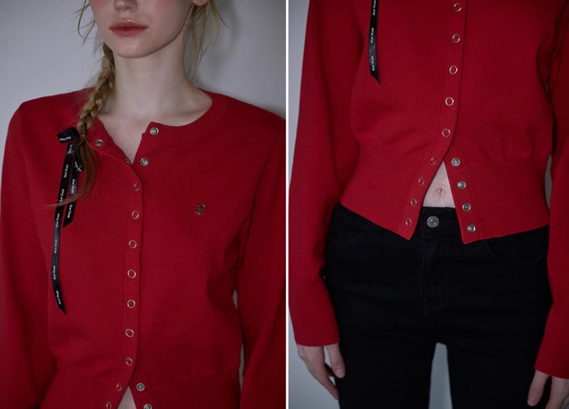 아일렛 라운드 가디건 상품이미지3