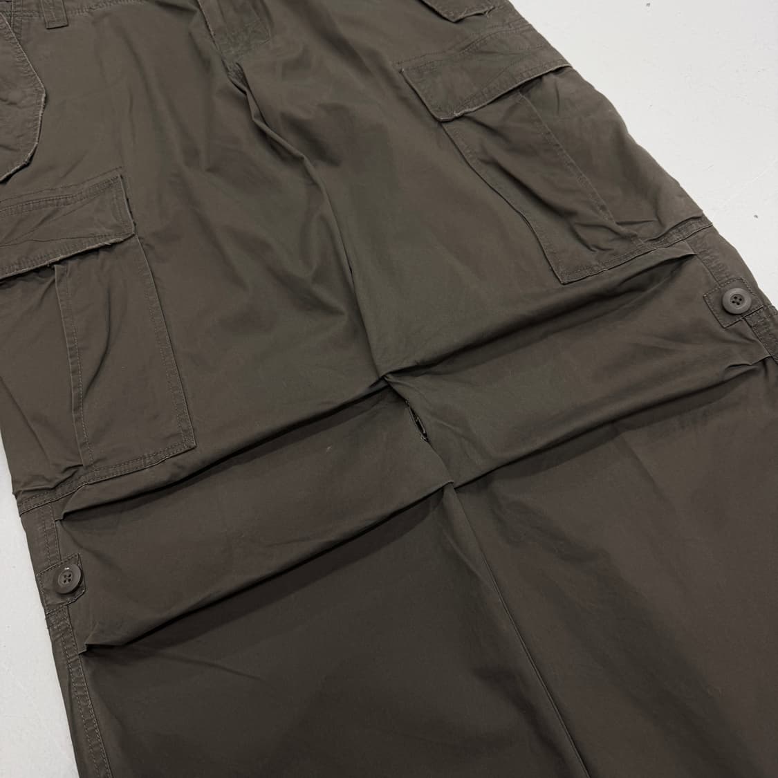탄창 Y2K 빈티지 브라운 와이드 카고팬츠 상품이미지5