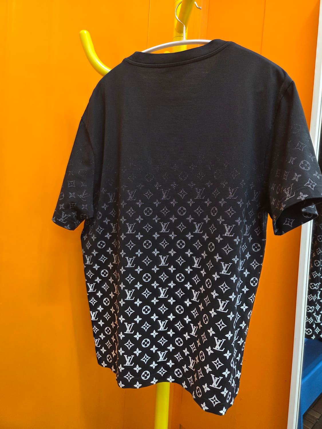 XL 정품 루이비통 모노그램 반팔 티셔츠 블랙 상품이미지6