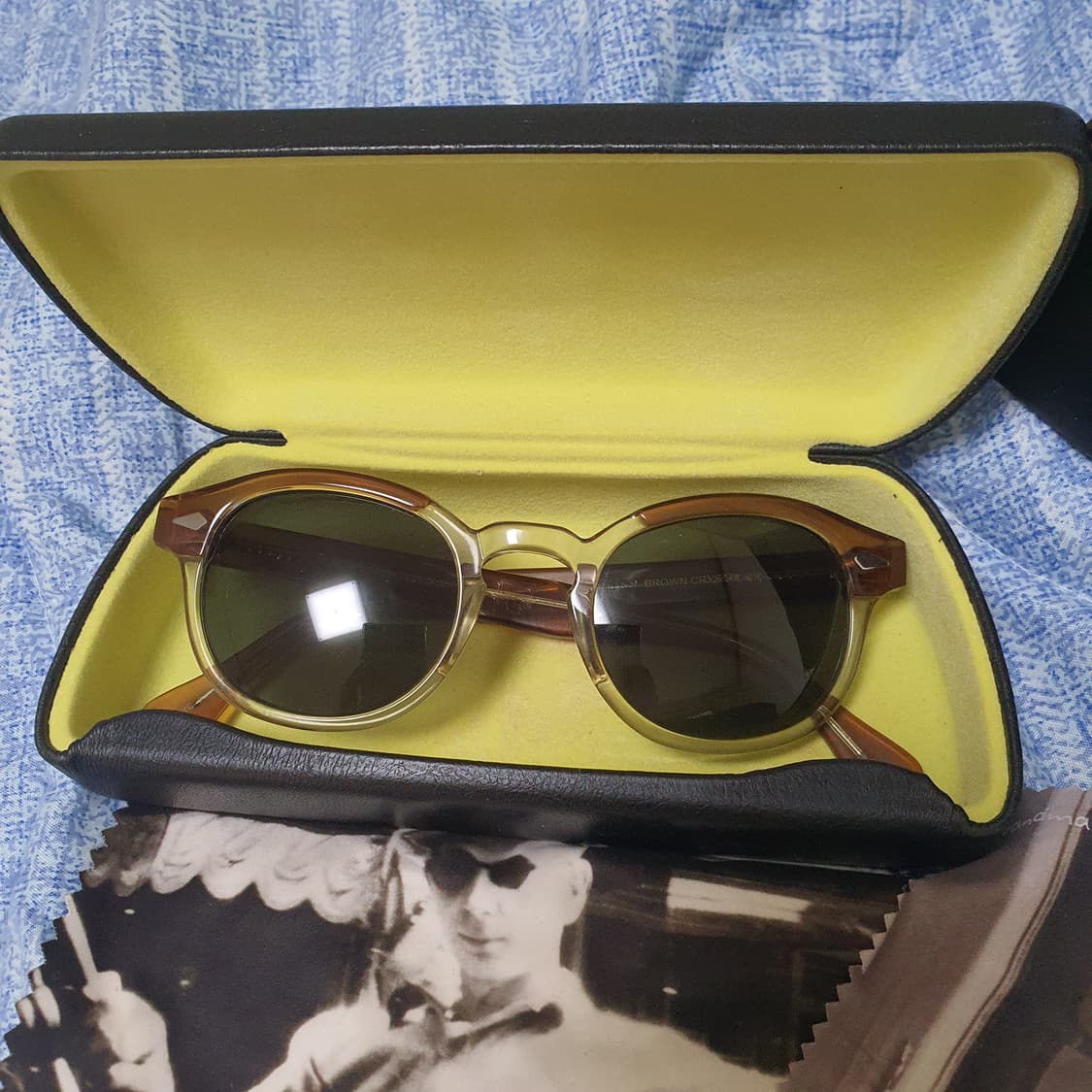 모스콧 렘토쉬 선글라스 46사이즈 브라운 크리스탈 상품이미지1