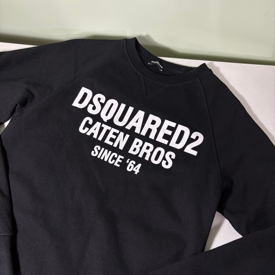 L 디스퀘어드2 블랙 브로스 맨투맨 상품이미지2