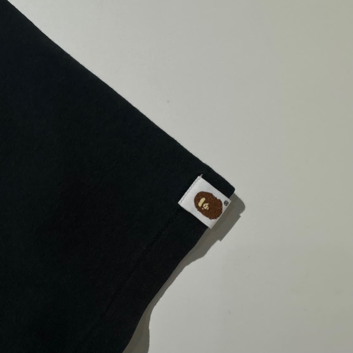 베이프 컬리지 반팔 티셔츠 블랙 상품이미지4