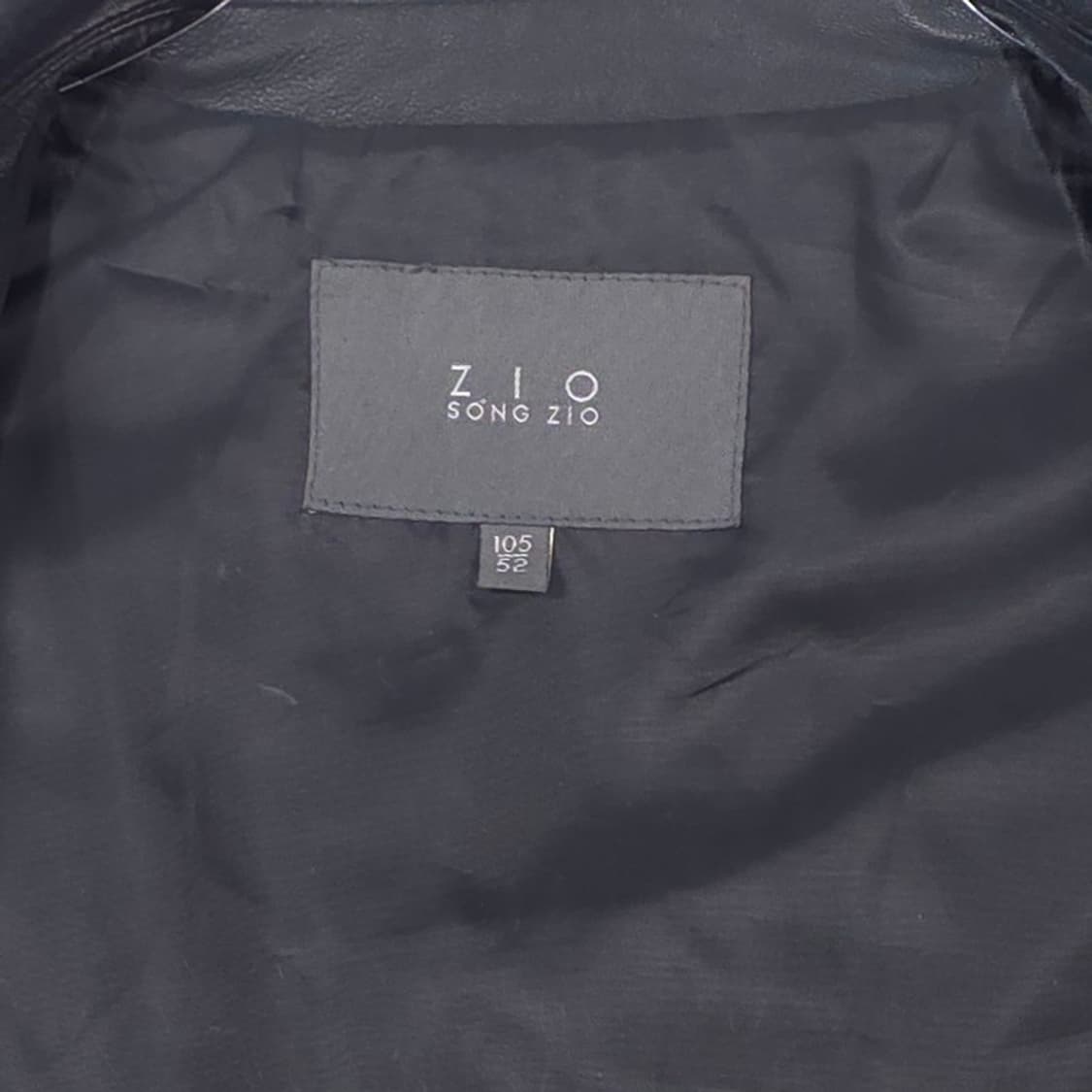 지오송지오 리얼 램스킨 미니멀 3버튼 가죽 블레이저 XL 상품이미지6