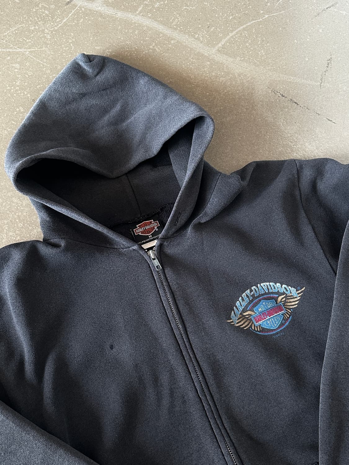 Harley-Davidson 로고 집업 후드 상품이미지3