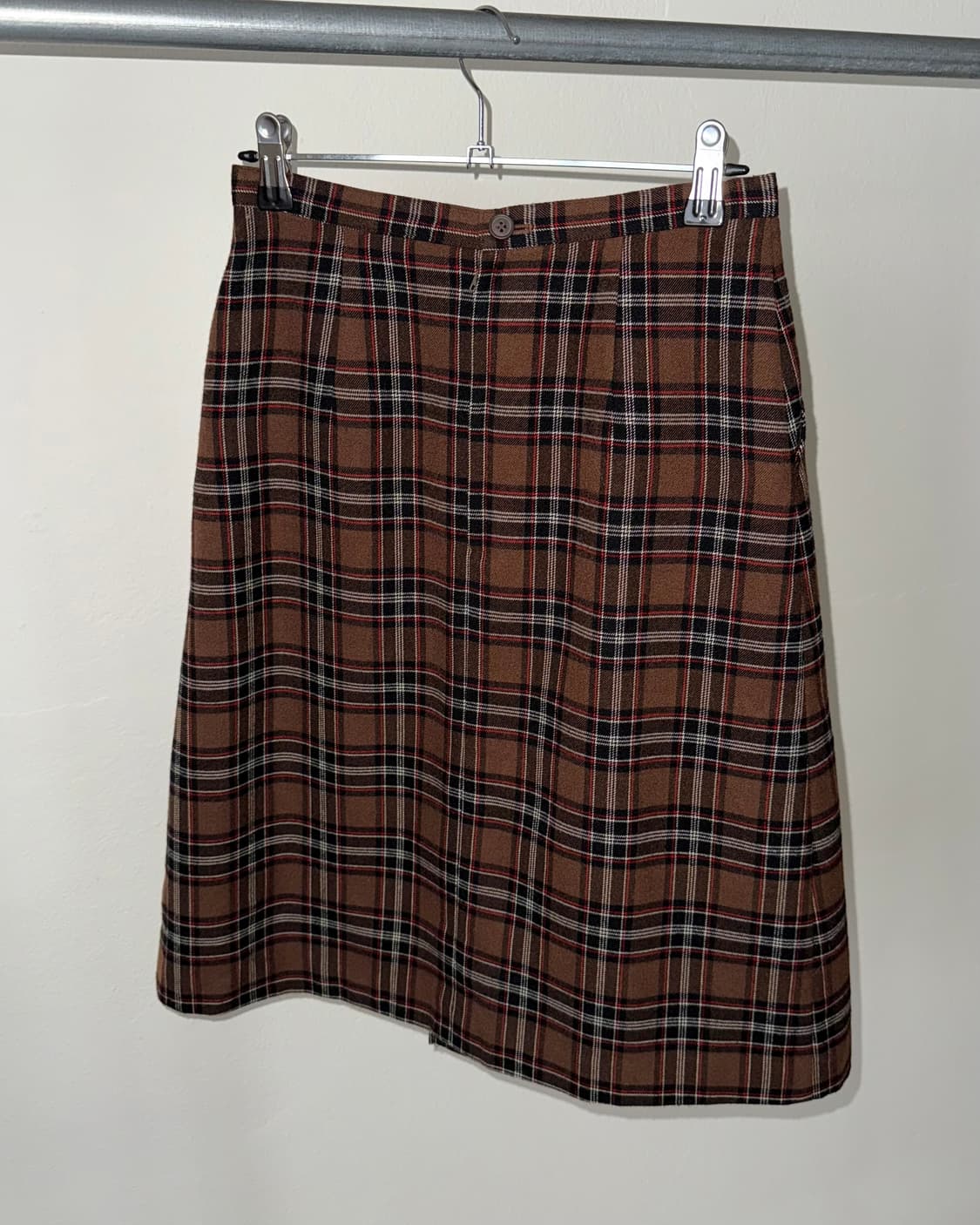 빈티지 체크 스커트 상품이미지5