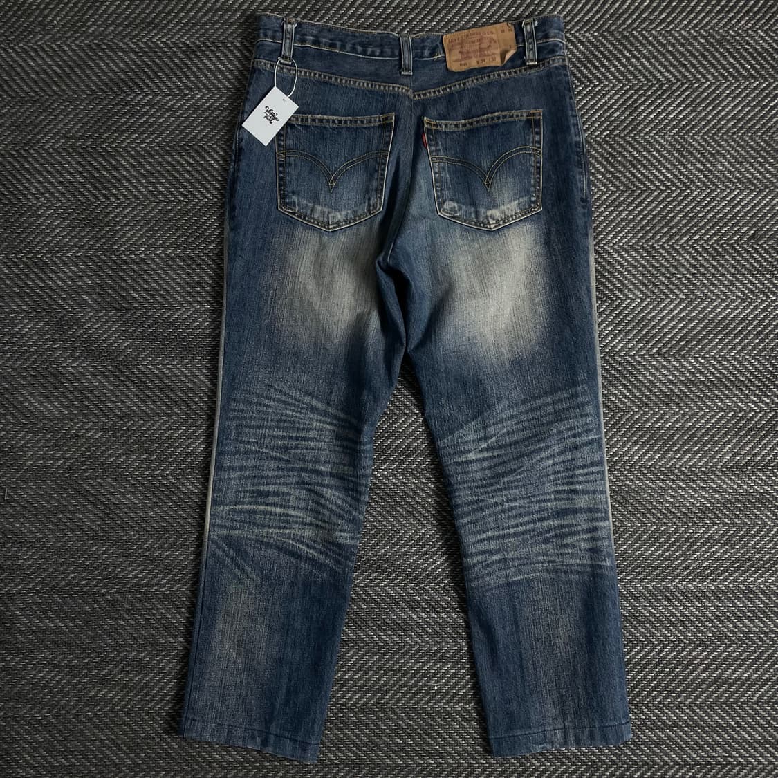 리바이스 501 워싱 데님 레귤러 팬츠o 3445 상품이미지4