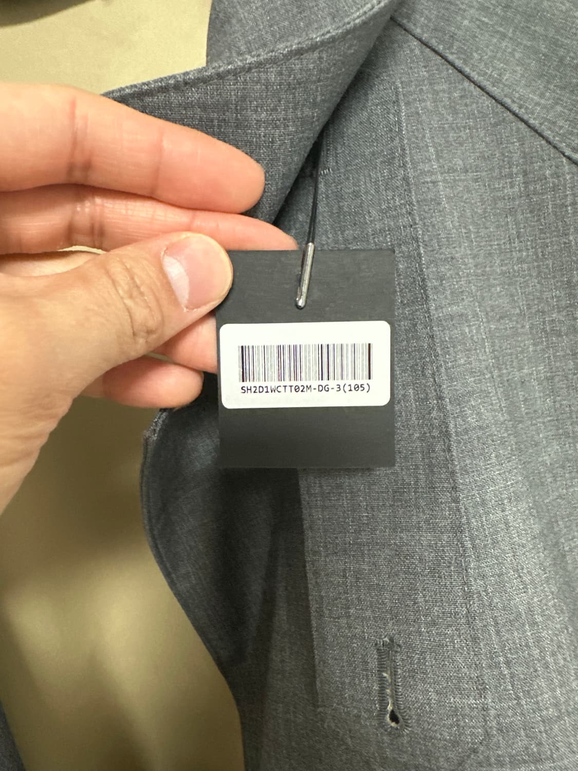 시스템옴므 그레이 코트 미사용품 상품이미지7