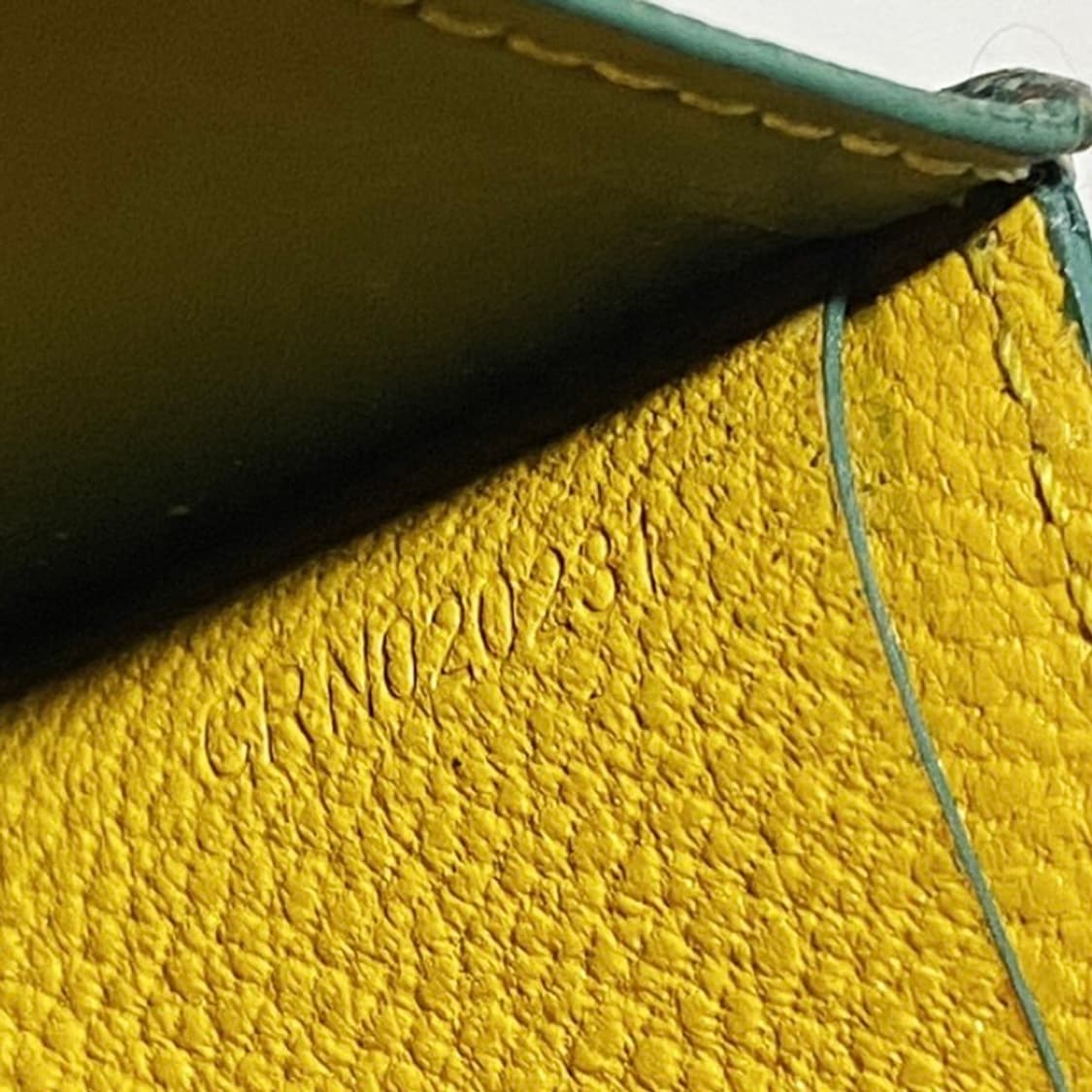 [정품] GOYARD 고야드 빅투와르 그린 카프스킨 반지갑 상품이미지8