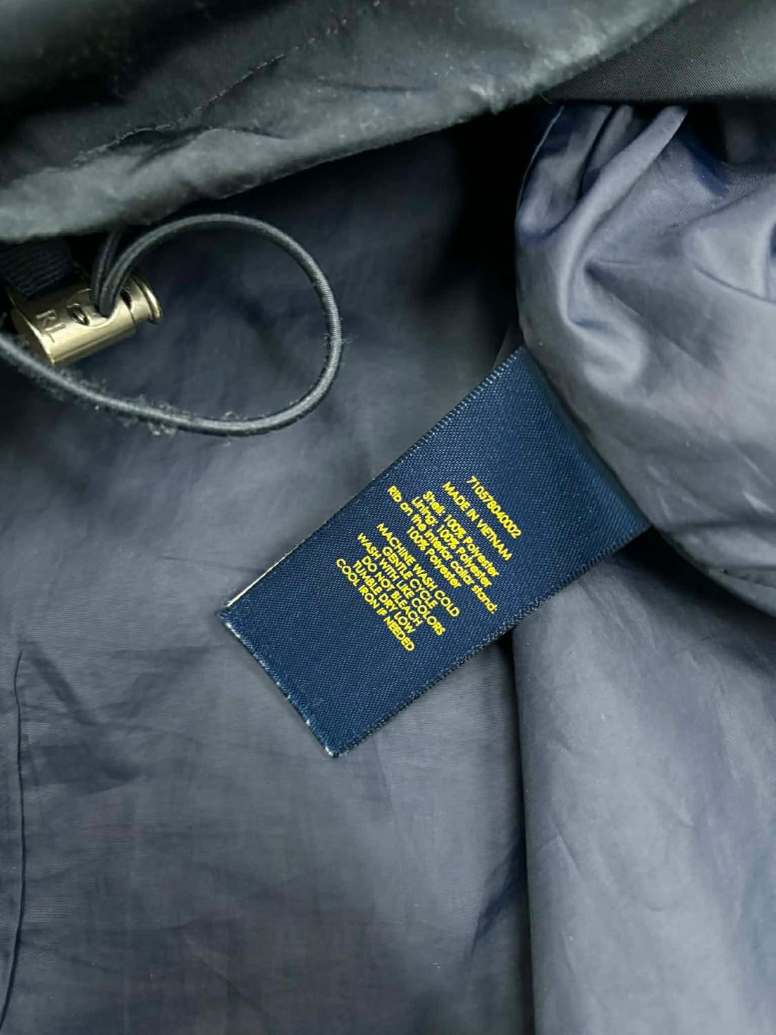 [XL] 폴로 랄프로렌 네이비 폴리쉘 해링턴 집업 자켓 상품이미지4