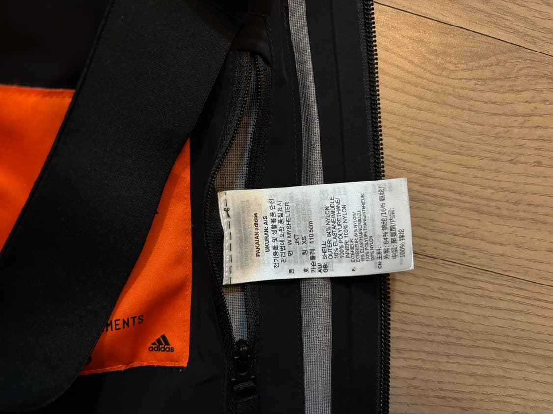 상태최상 아디다스 마이쉘터 레인레디 웨더코트자켓 여 xs. s 상품이미지6
