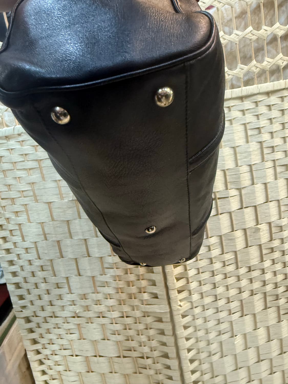 정품 구찌 브릿 블랙레더 토트백 팝니다 상품이미지6