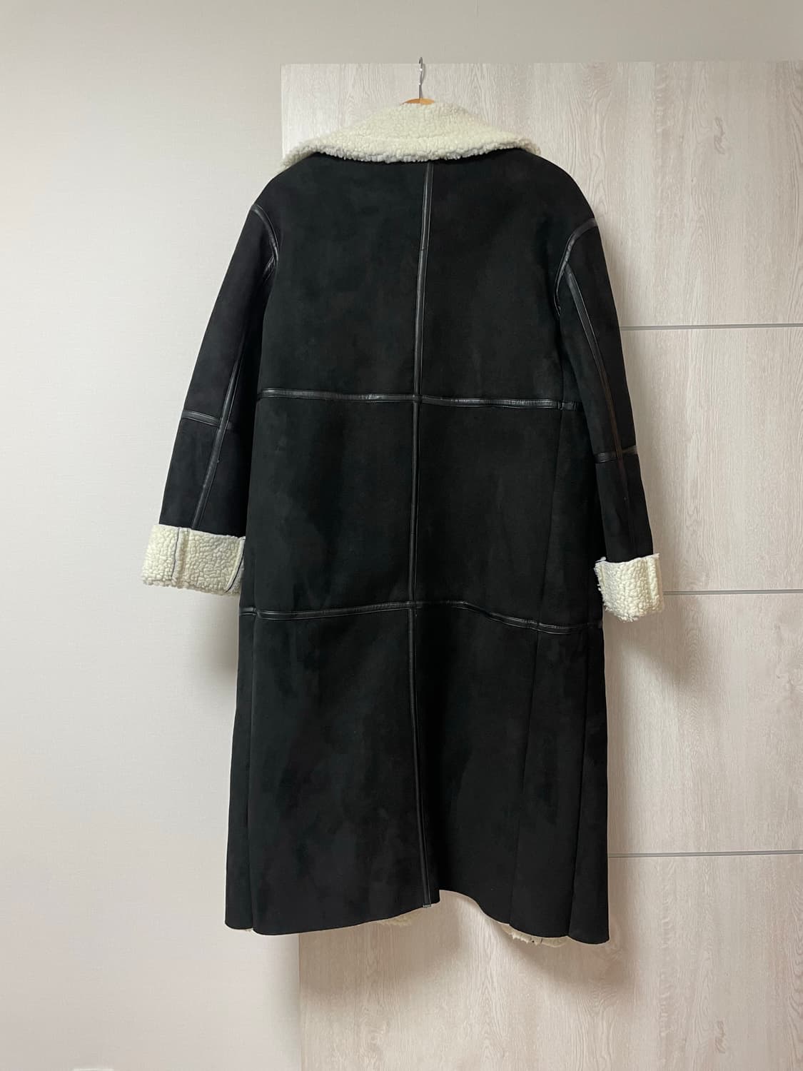 난닝구 스웨이드 롱 무스탕 상품이미지3