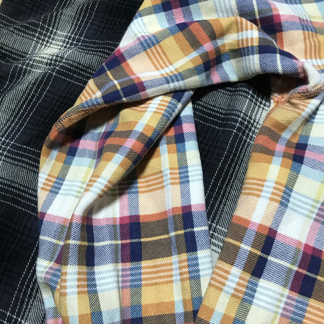 유니클로 재팬 체크 후드집업 xl 상품이미지2